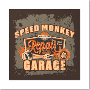 SpeedMonkey Garage Posters and Art